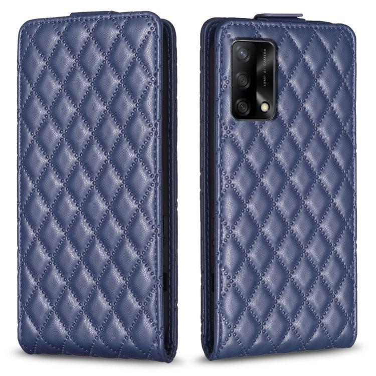 Diamond Lattice Vertical Flip Leather Phone Case, For OPPO A74 4G / F19 4G, For OPPO  A72 / A52 /A92