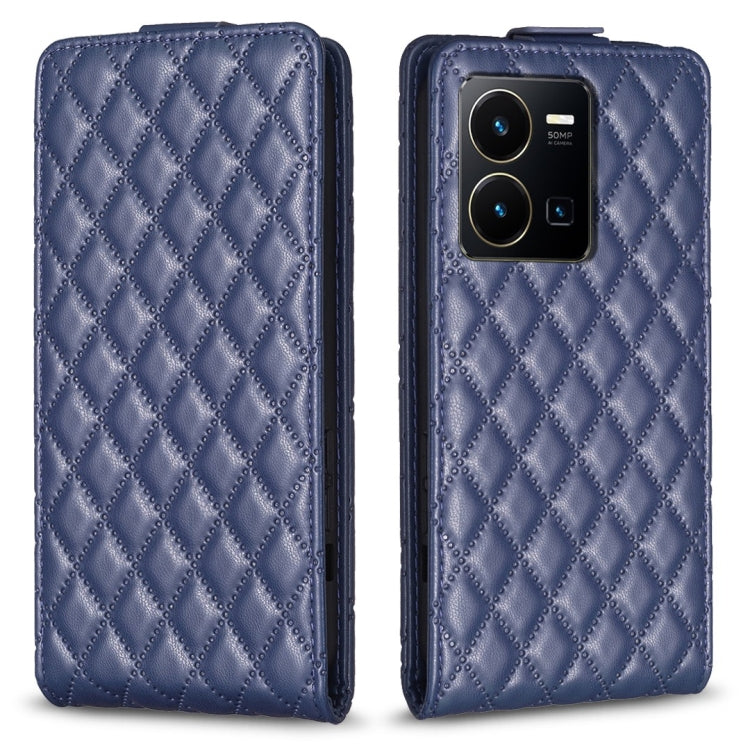Diamond Lattice Vertical Flip Leather Phone Case, For vivo Y78 5G, For vivo Y35 4G / Y22s, For vivo Y21 / Y21s / Y33s, For vivo Y20 / Y20s / Y11s / Y12s, For vivo Y11 / Y15 / Y12 / Y17, For vivo Y27 4G