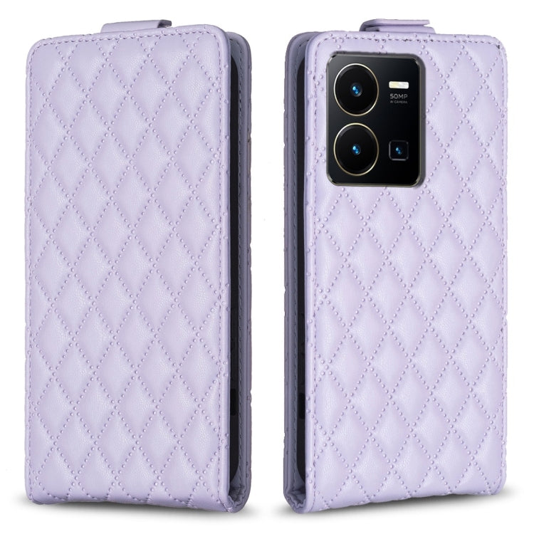 Diamond Lattice Vertical Flip Leather Phone Case, For vivo Y78 5G, For vivo Y35 4G / Y22s, For vivo Y21 / Y21s / Y33s, For vivo Y20 / Y20s / Y11s / Y12s, For vivo Y11 / Y15 / Y12 / Y17, For vivo Y27 4G