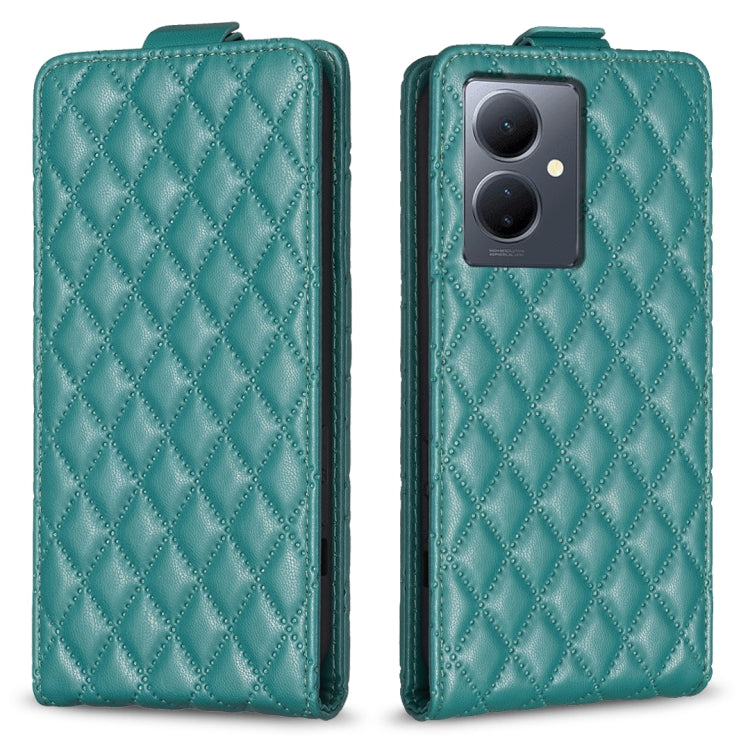 Diamond Lattice Vertical Flip Leather Phone Case, For vivo Y78 5G, For vivo Y35 4G / Y22s, For vivo Y21 / Y21s / Y33s, For vivo Y20 / Y20s / Y11s / Y12s, For vivo Y11 / Y15 / Y12 / Y17, For vivo Y27 4G
