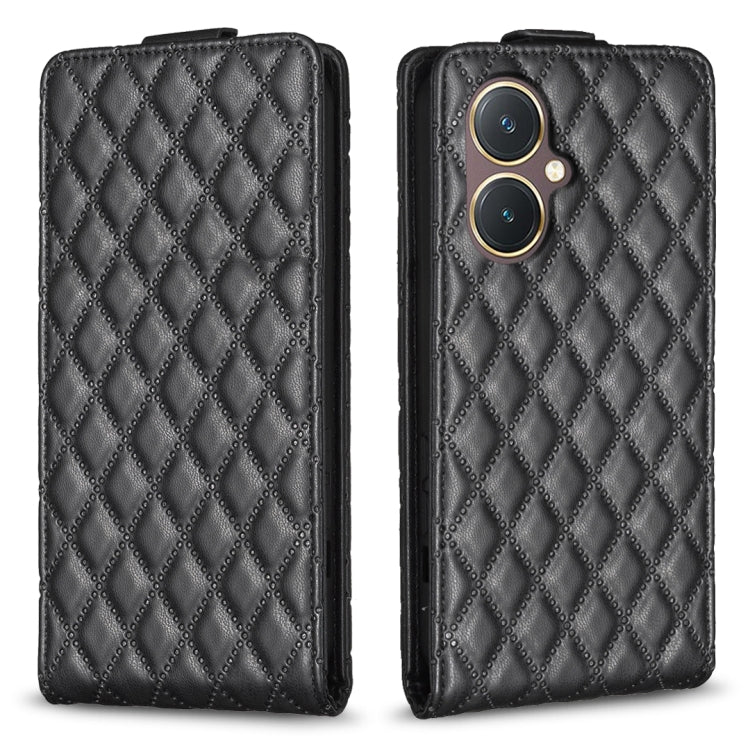 Diamond Lattice Vertical Flip Leather Phone Case, For vivo Y35 4G / Y22s, For vivo Y78 5G, For vivo Y21 / Y21s / Y33s, For vivo Y20 / Y20s / Y11s / Y12s, For vivo Y11 / Y15 / Y12 / Y17, For vivo Y27 4G