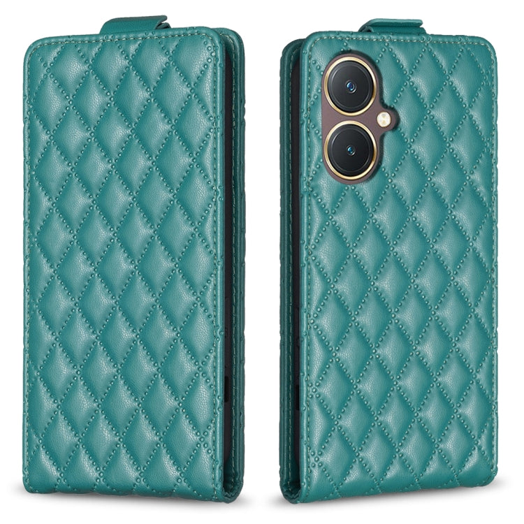 Diamond Lattice Vertical Flip Leather Phone Case, For vivo Y35 4G / Y22s, For vivo Y78 5G, For vivo Y21 / Y21s / Y33s, For vivo Y20 / Y20s / Y11s / Y12s, For vivo Y11 / Y15 / Y12 / Y17, For vivo Y27 4G