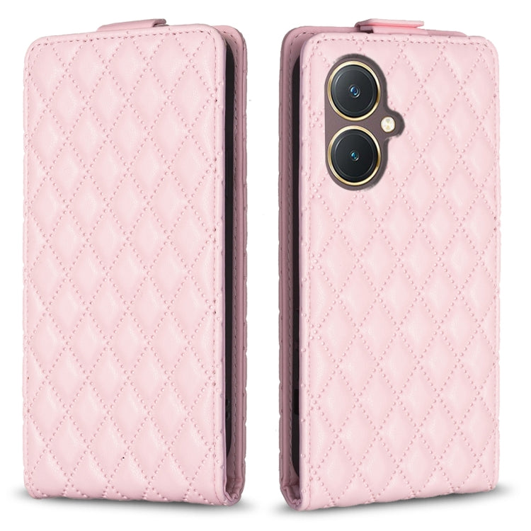Diamond Lattice Vertical Flip Leather Phone Case, For vivo Y35 4G / Y22s, For vivo Y78 5G, For vivo Y21 / Y21s / Y33s, For vivo Y20 / Y20s / Y11s / Y12s, For vivo Y11 / Y15 / Y12 / Y17, For vivo Y27 4G