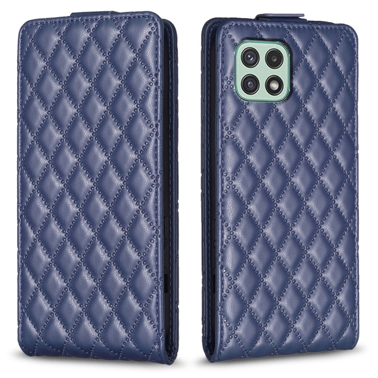 Diamond Lattice Vertical Flip Leather Phone Case, For Samsung Galaxy A41, For Samsung Galaxy A22 4G, For Samsung Galaxy A22 5G, For Samsung Galaxy S21 FE 5G, For Samsung Galaxy A32 4G, For Samsung Galaxy A72 4G/5G, For Samsung Galaxy A52 4G/5G         ...
