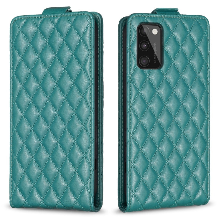 Diamond Lattice Vertical Flip Leather Phone Case, For Samsung Galaxy A41, For Samsung Galaxy A22 4G, For Samsung Galaxy A22 5G, For Samsung Galaxy S21 FE 5G, For Samsung Galaxy A32 4G, For Samsung Galaxy A72 4G/5G, For Samsung Galaxy A52 4G/5G         ...