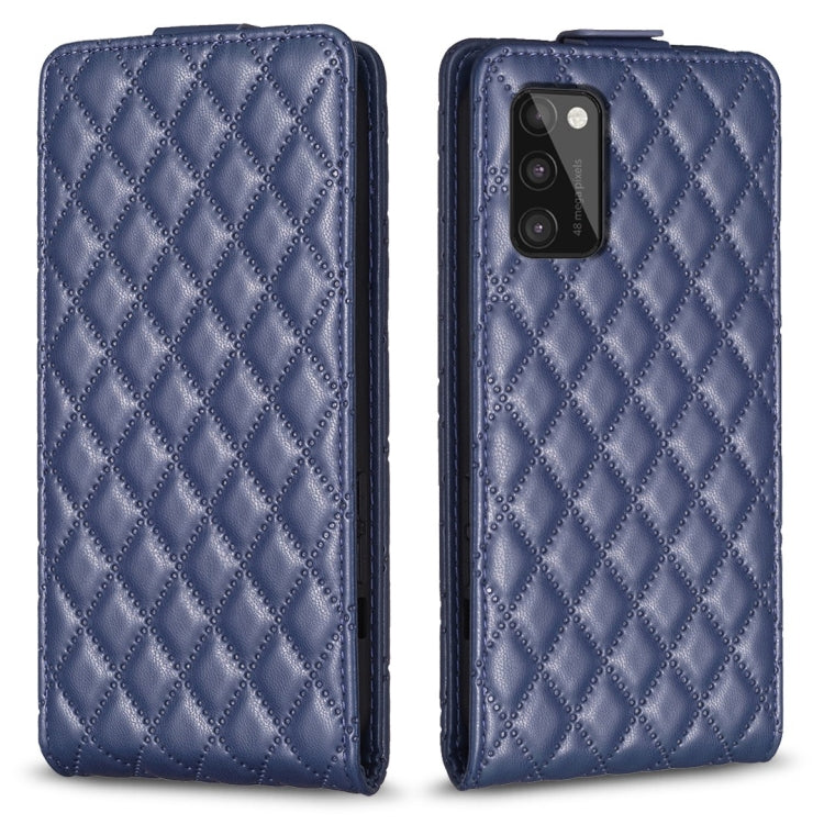 Diamond Lattice Vertical Flip Leather Phone Case, For Samsung Galaxy A41, For Samsung Galaxy A22 4G, For Samsung Galaxy A22 5G, For Samsung Galaxy S21 FE 5G, For Samsung Galaxy A32 4G, For Samsung Galaxy A72 4G/5G, For Samsung Galaxy A52 4G/5G         ...