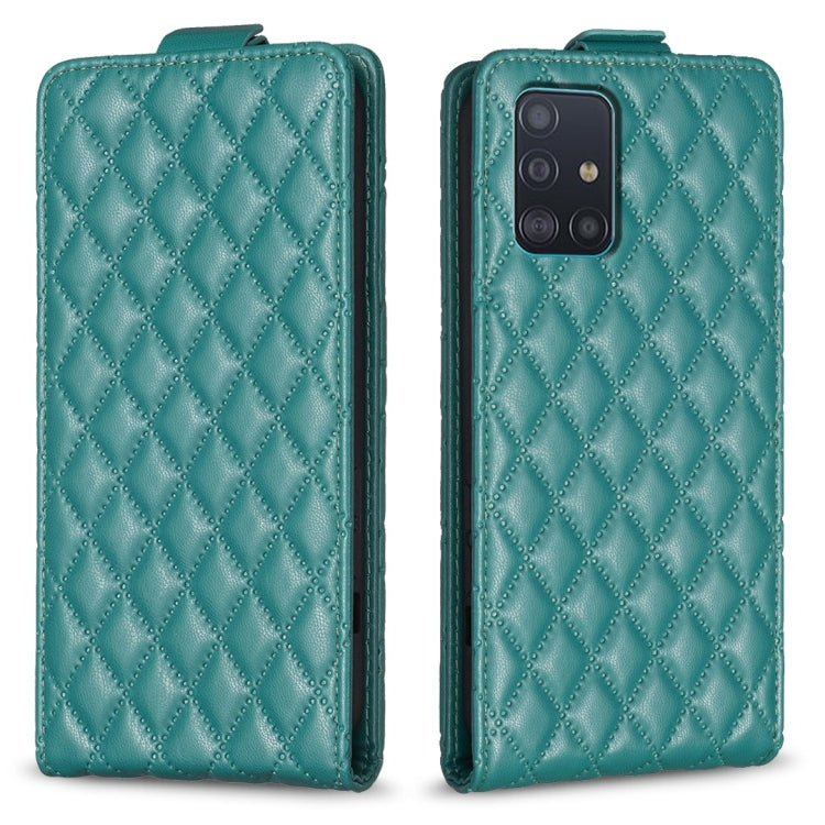 Diamond Lattice Vertical Flip Leather Phone Case, For Samsung Galaxy S20+, For Samsung Galaxy S20, For Samsung Galaxy A71 4G, For Samsung Galaxy A51 4G