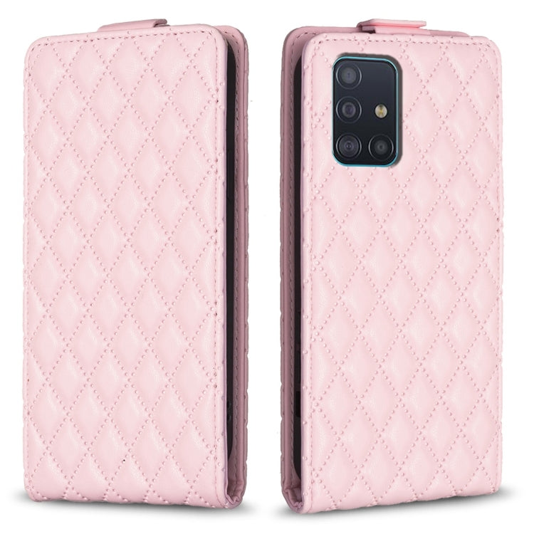 Diamond Lattice Vertical Flip Leather Phone Case, For Samsung Galaxy S20+, For Samsung Galaxy S20, For Samsung Galaxy A71 4G, For Samsung Galaxy A51 4G