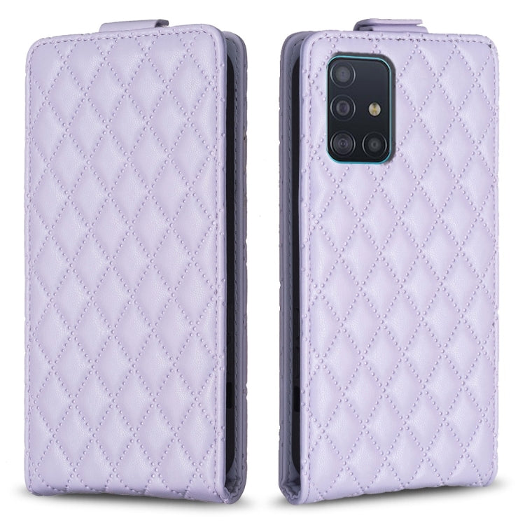 Diamond Lattice Vertical Flip Leather Phone Case, For Samsung Galaxy S20+, For Samsung Galaxy S20, For Samsung Galaxy A71 4G, For Samsung Galaxy A51 4G