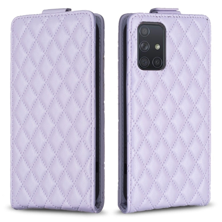 Diamond Lattice Vertical Flip Leather Phone Case, For Samsung Galaxy S20+, For Samsung Galaxy S20, For Samsung Galaxy A71 4G, For Samsung Galaxy A51 4G