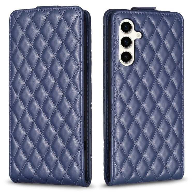 Diamond Lattice Vertical Flip Leather Phone Case, For Samsung Galaxy S24 Ultra 5G, For Samsung Galaxy A55, For Samsung Galaxy M34 5G, For Samsung Galaxy A35, For Samsung Galaxy A15, For Samsung Galaxy S24+ 5G, For Samsung Galaxy S23 FE 5G              ...