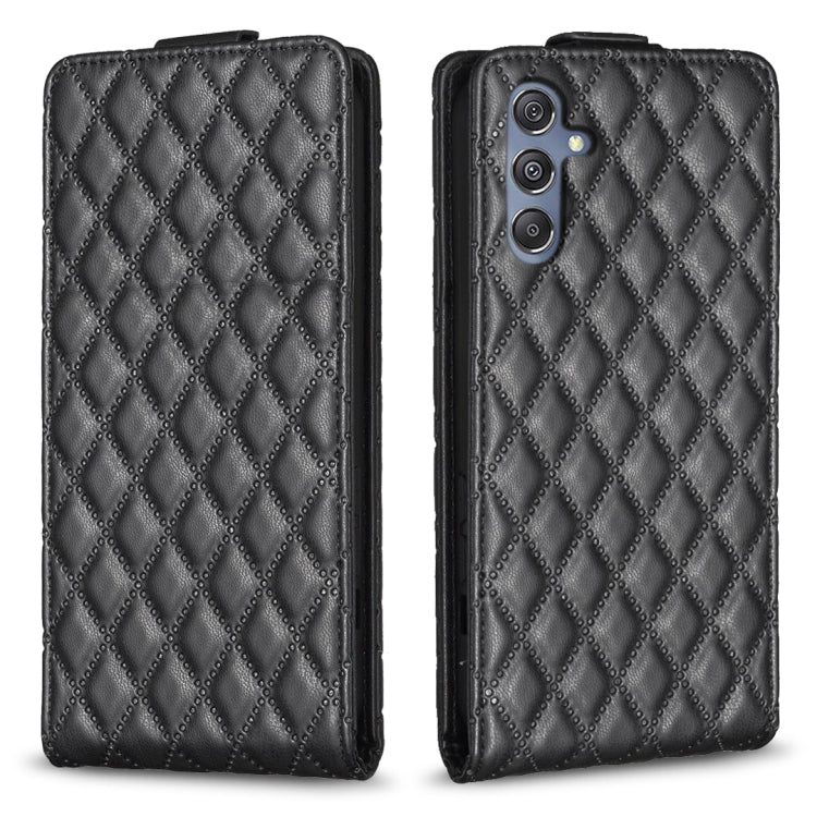 Diamond Lattice Vertical Flip Leather Phone Case, For Samsung Galaxy S24 Ultra 5G, For Samsung Galaxy A55, For Samsung Galaxy M34 5G, For Samsung Galaxy A35, For Samsung Galaxy A15, For Samsung Galaxy S24+ 5G, For Samsung Galaxy S23 FE 5G              ...