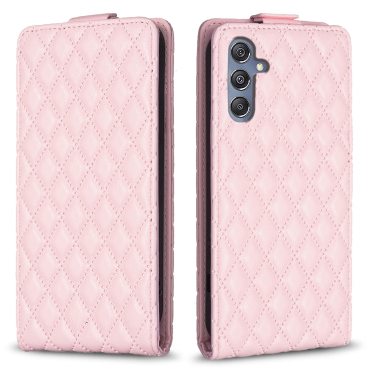 Diamond Lattice Vertical Flip Leather Phone Case, For Samsung Galaxy S24 Ultra 5G, For Samsung Galaxy A55, For Samsung Galaxy M34 5G, For Samsung Galaxy A35, For Samsung Galaxy A15, For Samsung Galaxy S24+ 5G, For Samsung Galaxy S23 FE 5G              ...