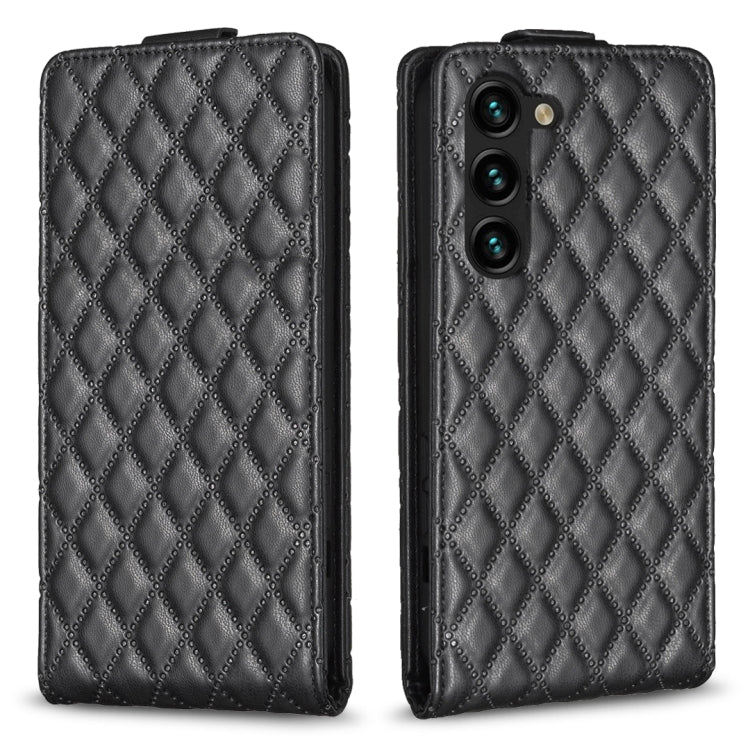 Diamond Lattice Vertical Flip Leather Phone Case, For Samsung Galaxy S24 Ultra 5G, For Samsung Galaxy A55, For Samsung Galaxy M34 5G, For Samsung Galaxy A35, For Samsung Galaxy A15, For Samsung Galaxy S24+ 5G, For Samsung Galaxy S23 FE 5G              ...