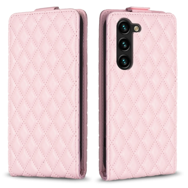 Diamond Lattice Vertical Flip Leather Phone Case, For Samsung Galaxy S24 Ultra 5G, For Samsung Galaxy A55, For Samsung Galaxy M34 5G, For Samsung Galaxy A35, For Samsung Galaxy A15, For Samsung Galaxy S24+ 5G, For Samsung Galaxy S23 FE 5G              ...