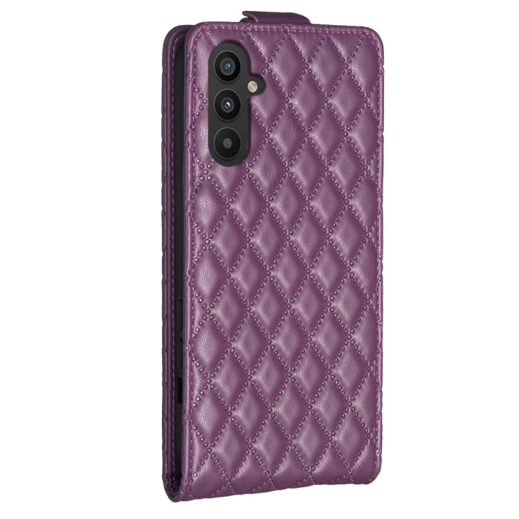Diamond Lattice Vertical Flip Leather Phone Case, For Samsung Galaxy A35, For Samsung Galaxy A15, For Samsung Galaxy S24 Ultra 5G, For Samsung Galaxy A55, For Samsung Galaxy M34 5G, For Samsung Galaxy S23 FE 5G, For Samsung Galaxy S24+ 5G              ...