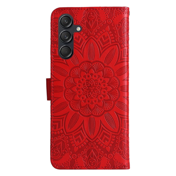 Embossed Sunflower Leather Phone Case, For Samsung Galaxy M55 5G, For Samsung Galaxy M15 5G / F15 5G, For Samsung Galaxy A55, For Samsung Galaxy A35, For Samsung Galaxy S24 Ultra, For Samsung Galaxy S24+, For Samsung Galaxy S24, For Samsung Galaxy A15 ...