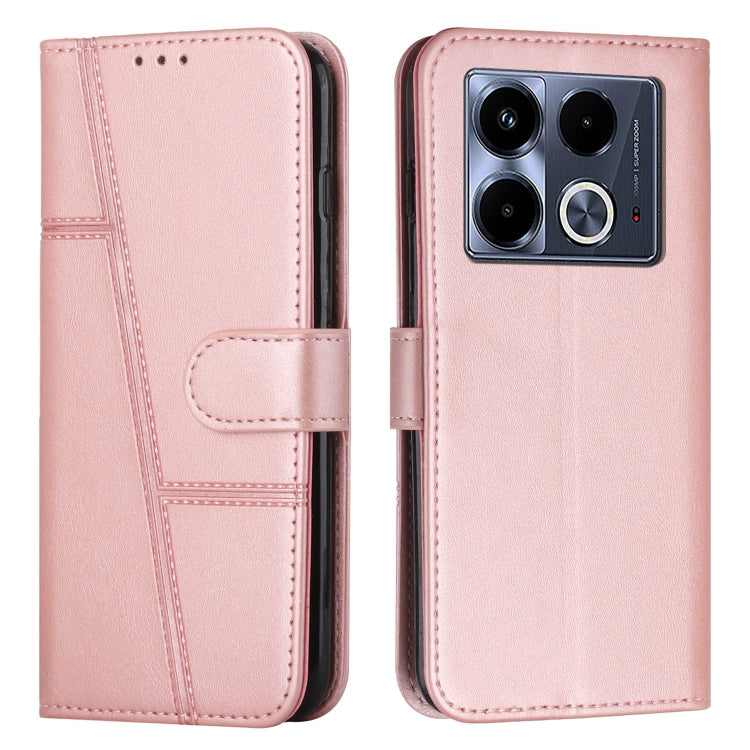 Stitching Calf Texture Buckle Leather Phone Case, For Infinix Smart 10 4G, For Infinix GT 30 Pro, For Infinix Note 40 Pro 4G / 5G, For Infinix Note 40, For Infinix Hot 40 / 40 Pro, For Infinix Hot 40i, For Infinix Smart 8, For Infinix Note 30 VIP