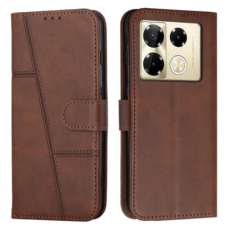 Stitching Calf Texture Buckle Leather Phone Case, For Infinix Smart 10 4G, For Infinix GT 30 Pro, For Infinix Note 40 Pro 4G / 5G, For Infinix Note 40, For Infinix Hot 40 / 40 Pro, For Infinix Hot 40i, For Infinix Smart 8, For Infinix Note 30 VIP