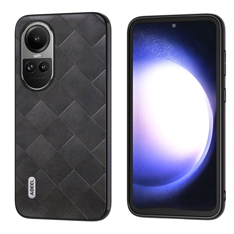 ABEEL Weave Plaid PU Phone Case, For OPPO Find N3 Flip, For OPPO Find N3, For OPPO Reno 10 / 10 Pro Global