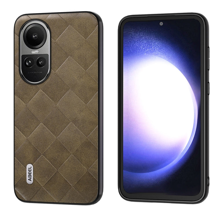 ABEEL Weave Plaid PU Phone Case, For OPPO Find N3 Flip, For OPPO Find N3, For OPPO Reno 10 / 10 Pro Global