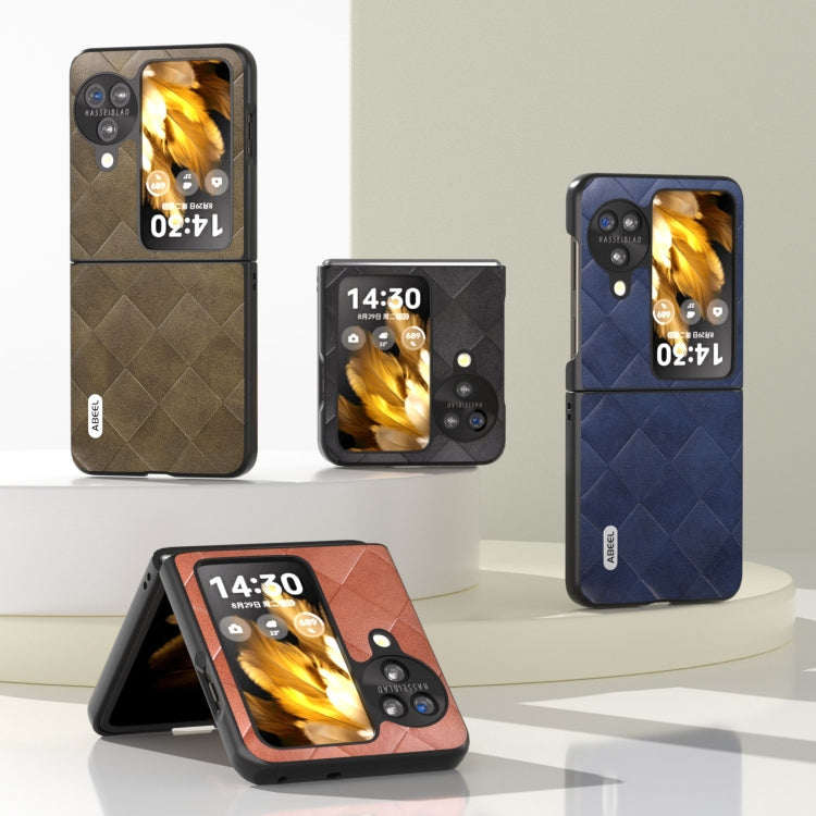 ABEEL Weave Plaid PU Phone Case, For OPPO Find N3 Flip, For OPPO Find N3, For OPPO Reno 10 / 10 Pro Global