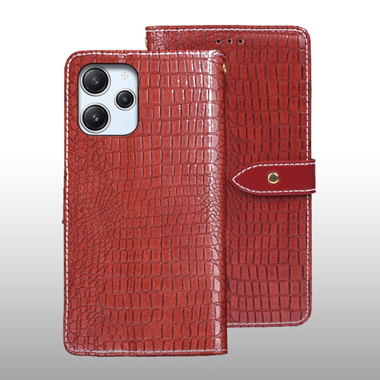 idewei Crocodile Texture Leather Phone Case, For Xiaomi Redmi A3 4G, For Xiaomi Redmi Note 13 Pro 4G, For Xiaomi Redmi Note 13 4G Global, For Xiaomi Poco X6 Pro 5G, For Xiaomi Poco X6 5G, For Xiaomi Redmi Note 13 5G, For Xiaomi Redmi Note 13 Pro+ 5G   ...