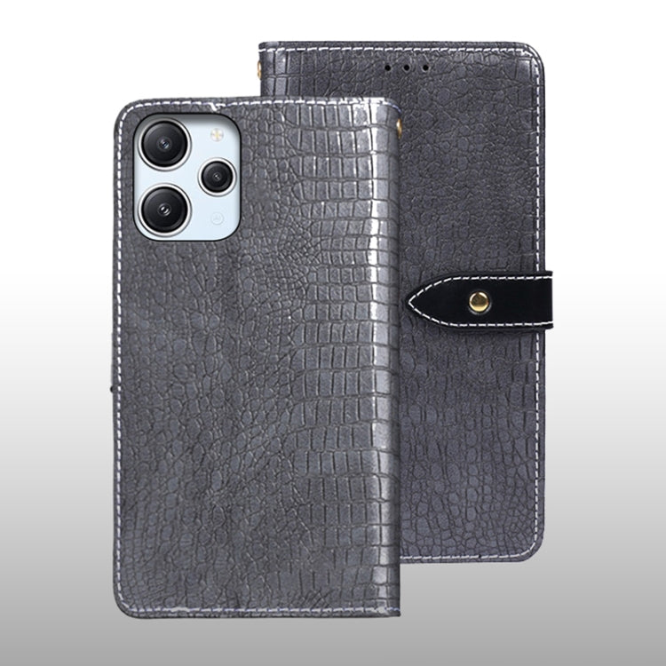 idewei Crocodile Texture Leather Phone Case, For Xiaomi Redmi A3 4G, For Xiaomi Redmi Note 13 Pro 4G, For Xiaomi Redmi Note 13 4G Global, For Xiaomi Poco X6 Pro 5G, For Xiaomi Poco X6 5G, For Xiaomi Redmi Note 13 5G, For Xiaomi Redmi Note 13 Pro+ 5G   ...