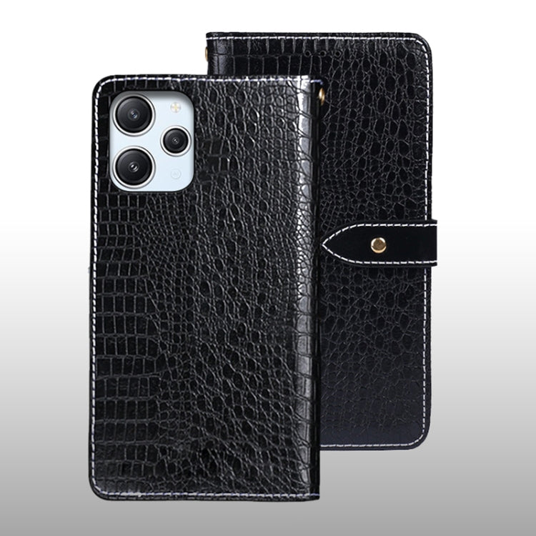 idewei Crocodile Texture Leather Phone Case, For Xiaomi Redmi A3 4G, For Xiaomi Redmi Note 13 Pro 4G, For Xiaomi Redmi Note 13 4G Global, For Xiaomi Poco X6 Pro 5G, For Xiaomi Poco X6 5G, For Xiaomi Redmi Note 13 5G, For Xiaomi Redmi Note 13 Pro+ 5G   ...