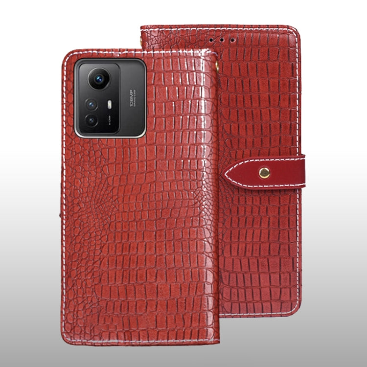 idewei Crocodile Texture Leather Phone Case, For Xiaomi Redmi A3 4G, For Xiaomi Redmi Note 13 Pro 4G, For Xiaomi Redmi Note 13 4G Global, For Xiaomi Poco X6 Pro 5G, For Xiaomi Poco X6 5G, For Xiaomi Redmi Note 13 5G, For Xiaomi Redmi Note 13 Pro+ 5G   ...