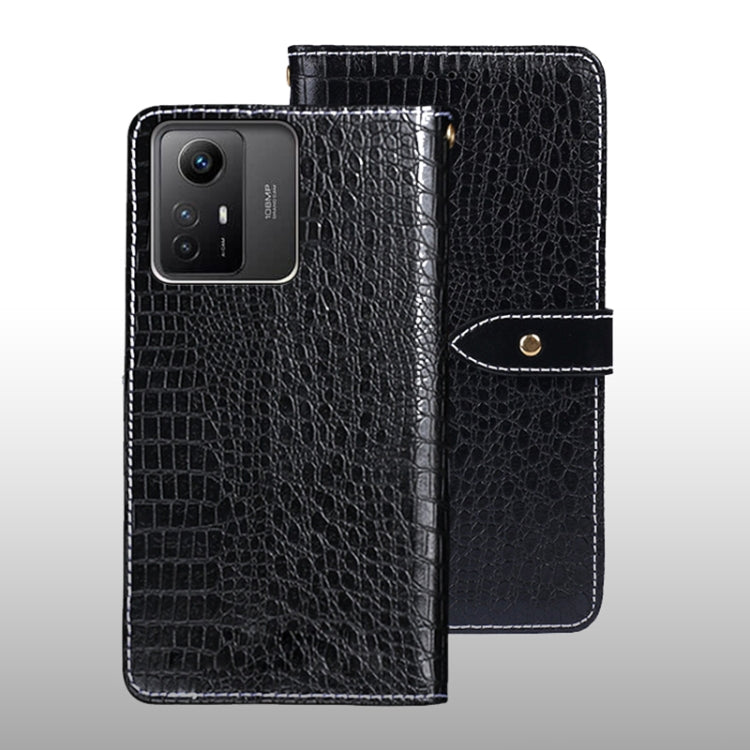 idewei Crocodile Texture Leather Phone Case, For Xiaomi Redmi A3 4G, For Xiaomi Redmi Note 13 Pro 4G, For Xiaomi Redmi Note 13 4G Global, For Xiaomi Poco X6 Pro 5G, For Xiaomi Poco X6 5G, For Xiaomi Redmi Note 13 5G, For Xiaomi Redmi Note 13 Pro+ 5G   ...