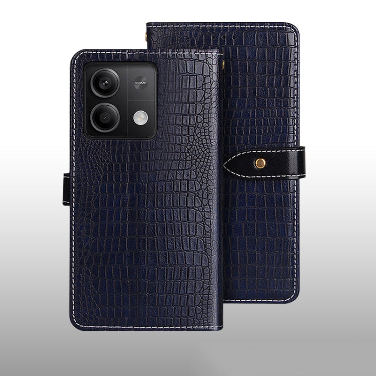 idewei Crocodile Texture Leather Phone Case, For Xiaomi Redmi A3 4G, For Xiaomi Redmi Note 13 Pro 4G, For Xiaomi Redmi Note 13 4G Global, For Xiaomi Poco X6 Pro 5G, For Xiaomi Poco X6 5G, For Xiaomi Redmi Note 13 5G, For Xiaomi Redmi Note 13 Pro+ 5G   ...