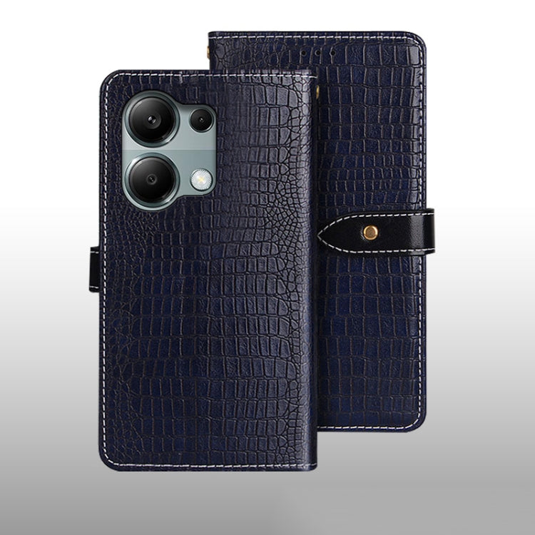idewei Crocodile Texture Leather Phone Case, For Xiaomi Redmi A3 4G, For Xiaomi Redmi Note 13 Pro 4G, For Xiaomi Redmi Note 13 4G Global, For Xiaomi Poco X6 Pro 5G, For Xiaomi Poco X6 5G, For Xiaomi Redmi Note 13 5G, For Xiaomi Redmi Note 13 Pro+ 5G   ...