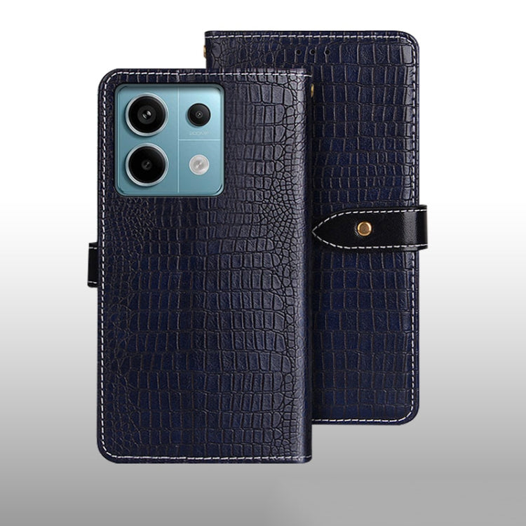 idewei Crocodile Texture Leather Phone Case, For Xiaomi Redmi A3 4G, For Xiaomi Redmi Note 13 Pro 4G, For Xiaomi Redmi Note 13 4G Global, For Xiaomi Poco X6 Pro 5G, For Xiaomi Poco X6 5G, For Xiaomi Redmi Note 13 5G, For Xiaomi Redmi Note 13 Pro+ 5G   ...