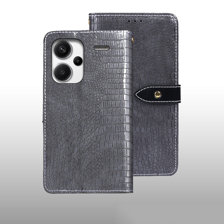 idewei Crocodile Texture Leather Phone Case, For Xiaomi Redmi A3 4G, For Xiaomi Redmi Note 13 Pro 4G, For Xiaomi Redmi Note 13 4G Global, For Xiaomi Poco X6 Pro 5G, For Xiaomi Poco X6 5G, For Xiaomi Redmi Note 13 5G, For Xiaomi Redmi Note 13 Pro+ 5G   ...