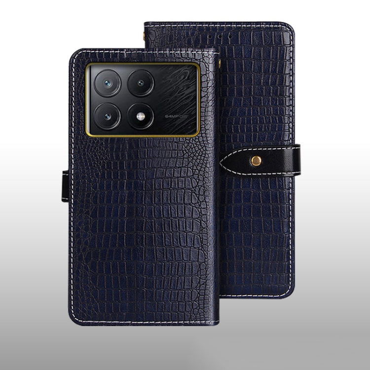 idewei Crocodile Texture Leather Phone Case, For Xiaomi Redmi A3 4G, For Xiaomi Redmi Note 13 Pro 4G, For Xiaomi Redmi Note 13 4G Global, For Xiaomi Poco X6 Pro 5G, For Xiaomi Poco X6 5G, For Xiaomi Redmi Note 13 5G, For Xiaomi Redmi Note 13 Pro+ 5G   ...