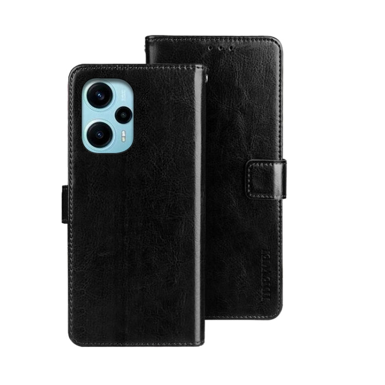 idewei Crazy Horse Texture Leather Phone Case, For Xiaomi Redmi 13C, For Xiaomi Redmi Note 13 Pro+ 5G, For Xiaomi Redmi Note 13 Pro 5G, For Xiaomi 13T / 13T Pro, For Xiaomi Redmi 12 4G, For Xiaomi Poco F5 5G