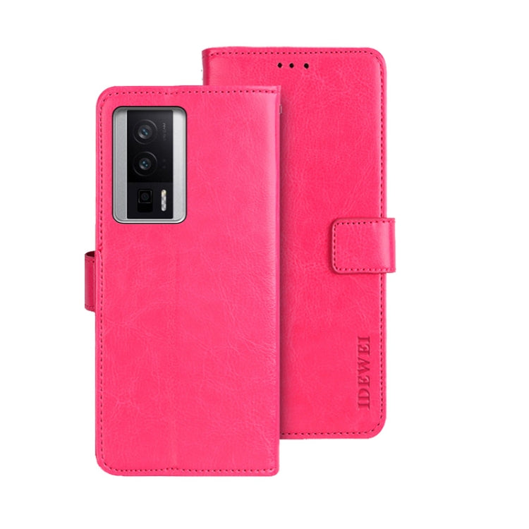 idewei Crazy Horse Texture Leather Phone Case, For Xiaomi Poco F5 Pro 5G, For Xiaomi Redmi Note 12S, For Xiaomi Redmi Note 12 4G Global