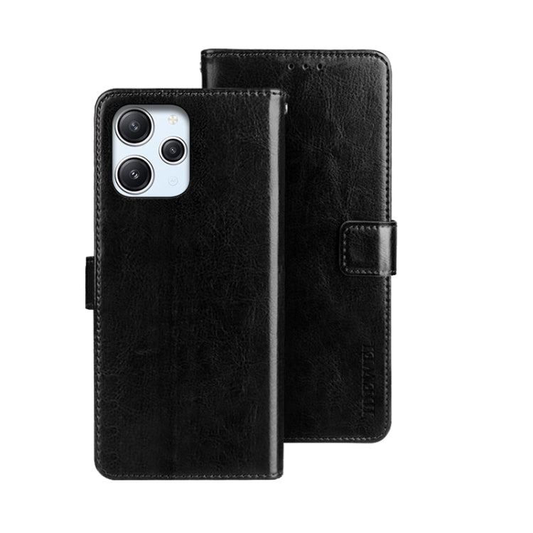 idewei Crazy Horse Texture Leather Phone Case, For Xiaomi Redmi 13C, For Xiaomi Redmi Note 13 Pro+ 5G, For Xiaomi Redmi Note 13 Pro 5G, For Xiaomi 13T / 13T Pro, For Xiaomi Redmi 12 4G, For Xiaomi Poco F5 5G