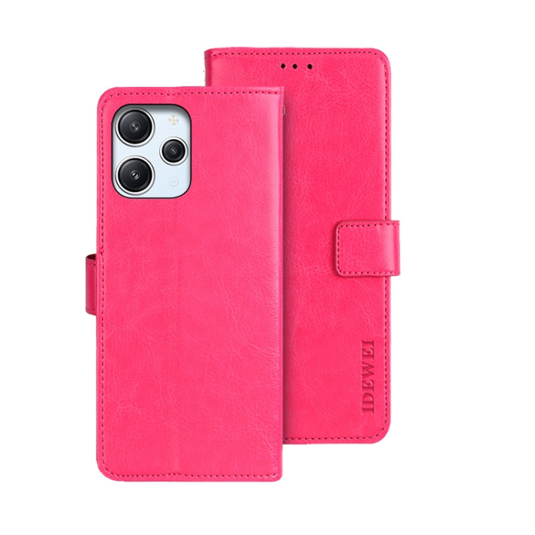 idewei Crazy Horse Texture Leather Phone Case, For Xiaomi Redmi 13C, For Xiaomi Redmi Note 13 Pro+ 5G, For Xiaomi Redmi Note 13 Pro 5G, For Xiaomi 13T / 13T Pro, For Xiaomi Redmi 12 4G, For Xiaomi Poco F5 5G