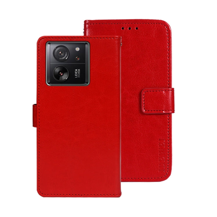 idewei Crazy Horse Texture Leather Phone Case, For Xiaomi Redmi 13C, For Xiaomi Redmi Note 13 Pro+ 5G, For Xiaomi Redmi Note 13 Pro 5G, For Xiaomi 13T / 13T Pro, For Xiaomi Redmi 12 4G, For Xiaomi Poco F5 5G