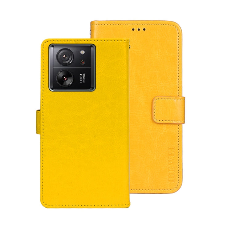 idewei Crazy Horse Texture Leather Phone Case, For Xiaomi Redmi 13C, For Xiaomi Redmi Note 13 Pro+ 5G, For Xiaomi Redmi Note 13 Pro 5G, For Xiaomi 13T / 13T Pro, For Xiaomi Redmi 12 4G, For Xiaomi Poco F5 5G