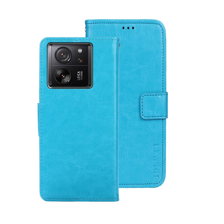 idewei Crazy Horse Texture Leather Phone Case, For Xiaomi Redmi 13C, For Xiaomi Redmi Note 13 Pro+ 5G, For Xiaomi Redmi Note 13 Pro 5G, For Xiaomi 13T / 13T Pro, For Xiaomi Redmi 12 4G, For Xiaomi Poco F5 5G