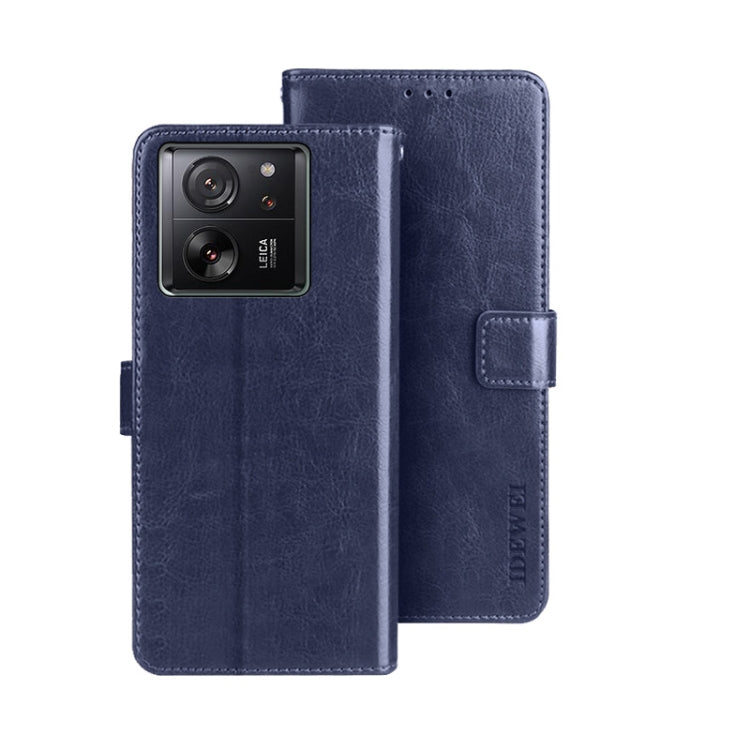 idewei Crazy Horse Texture Leather Phone Case, For Xiaomi Redmi 13C, For Xiaomi Redmi Note 13 Pro+ 5G, For Xiaomi Redmi Note 13 Pro 5G, For Xiaomi 13T / 13T Pro, For Xiaomi Redmi 12 4G, For Xiaomi Poco F5 5G