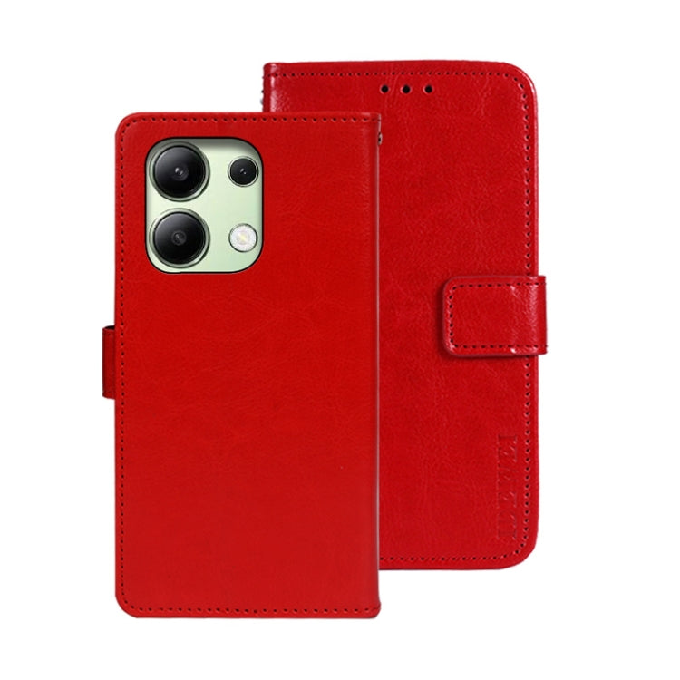 idewei Crazy Horse Texture Leather Phone Case, For Xiaomi Redmi A3 4G, For Xiaomi Redmi Note 13 Pro 4G, For Xiaomi Redmi Note 13 4G Global, For Xiaomi Poco X6 Pro 5G, For Xiaomi Poco X6 5G, For Xiaomi Redmi Note 13 5G