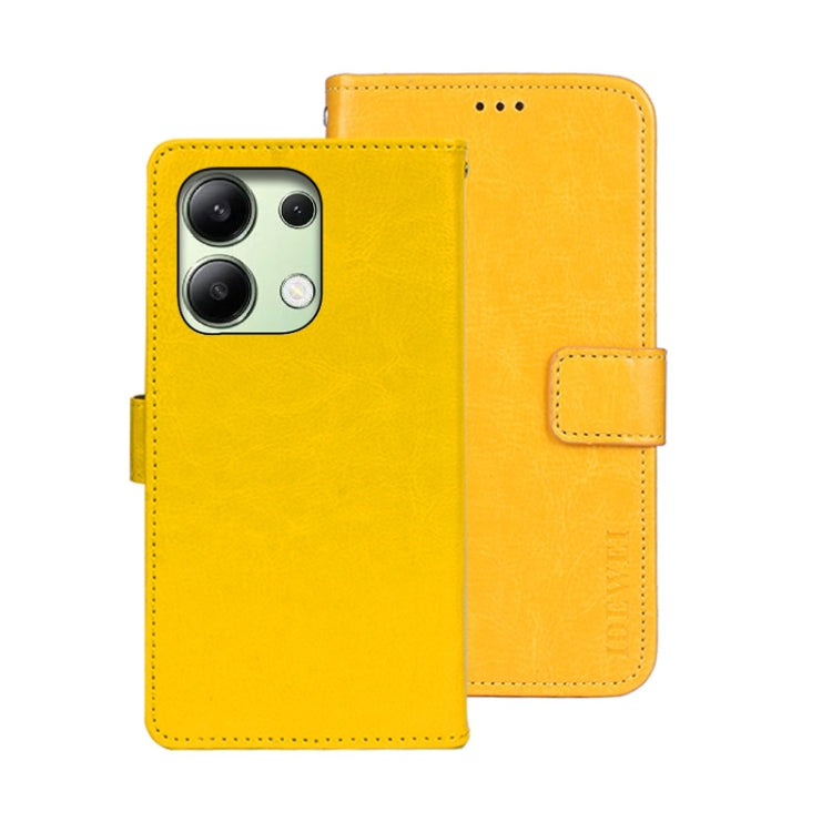 idewei Crazy Horse Texture Leather Phone Case, For Xiaomi Redmi A3 4G, For Xiaomi Redmi Note 13 Pro 4G, For Xiaomi Redmi Note 13 4G Global, For Xiaomi Poco X6 Pro 5G, For Xiaomi Poco X6 5G, For Xiaomi Redmi Note 13 5G