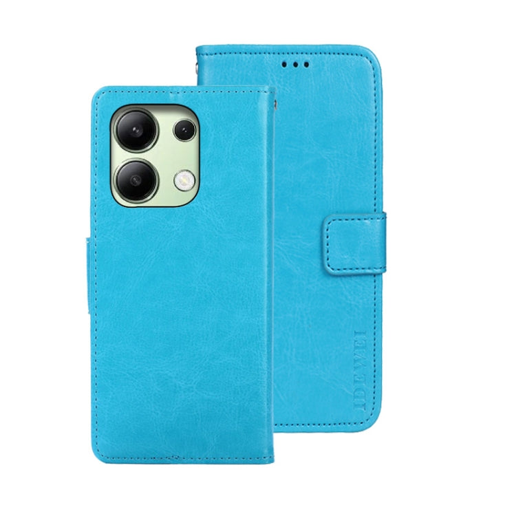idewei Crazy Horse Texture Leather Phone Case, For Xiaomi Redmi A3 4G, For Xiaomi Redmi Note 13 Pro 4G, For Xiaomi Redmi Note 13 4G Global, For Xiaomi Poco X6 Pro 5G, For Xiaomi Poco X6 5G, For Xiaomi Redmi Note 13 5G