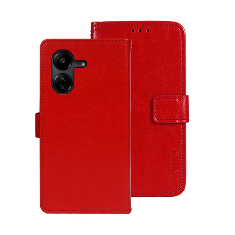 idewei Crazy Horse Texture Leather Phone Case, For Xiaomi Redmi 13C, For Xiaomi Redmi Note 13 Pro+ 5G, For Xiaomi Redmi Note 13 Pro 5G, For Xiaomi 13T / 13T Pro, For Xiaomi Redmi 12 4G, For Xiaomi Poco F5 5G