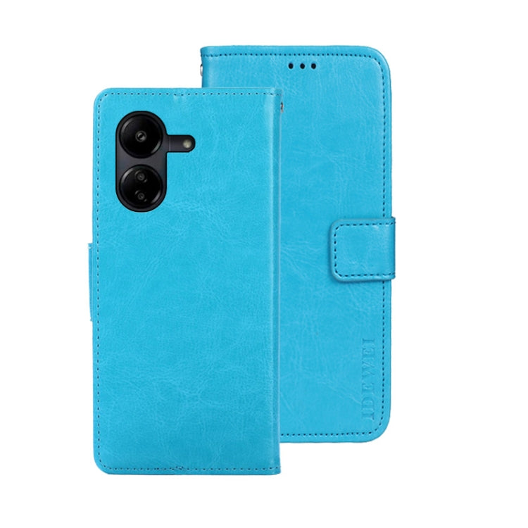 idewei Crazy Horse Texture Leather Phone Case, For Xiaomi Redmi 13C, For Xiaomi Redmi Note 13 Pro+ 5G, For Xiaomi Redmi Note 13 Pro 5G, For Xiaomi 13T / 13T Pro, For Xiaomi Redmi 12 4G, For Xiaomi Poco F5 5G