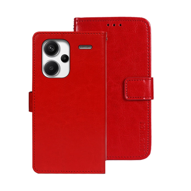idewei Crazy Horse Texture Leather Phone Case, For Xiaomi Redmi 13C, For Xiaomi Redmi Note 13 Pro+ 5G, For Xiaomi Redmi Note 13 Pro 5G, For Xiaomi 13T / 13T Pro, For Xiaomi Redmi 12 4G, For Xiaomi Poco F5 5G